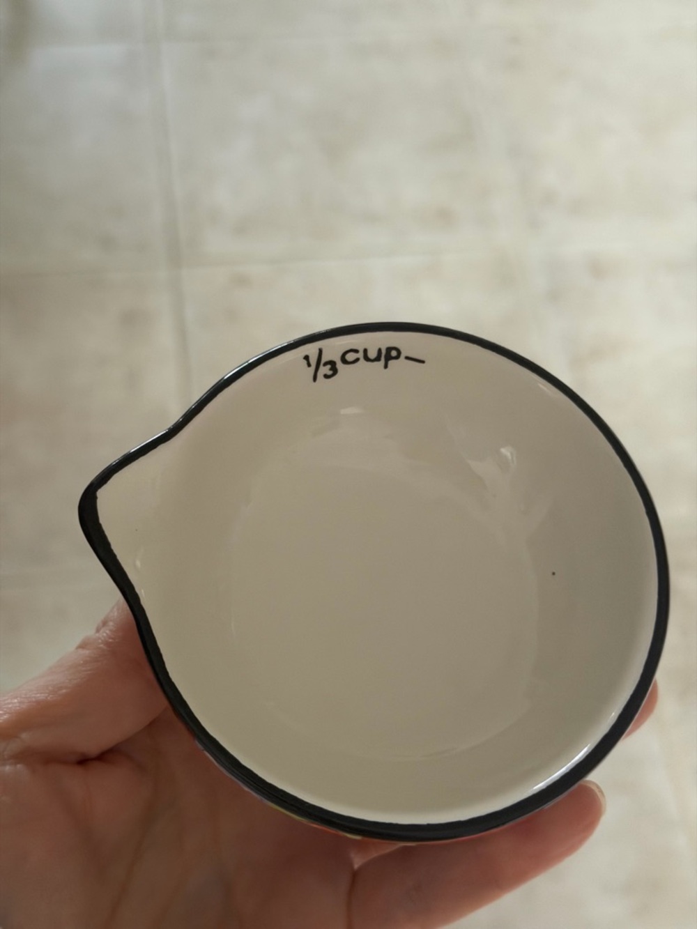 Multicolor Dog Pattern Ceramic measuring cup Set - Picture 7 of 16